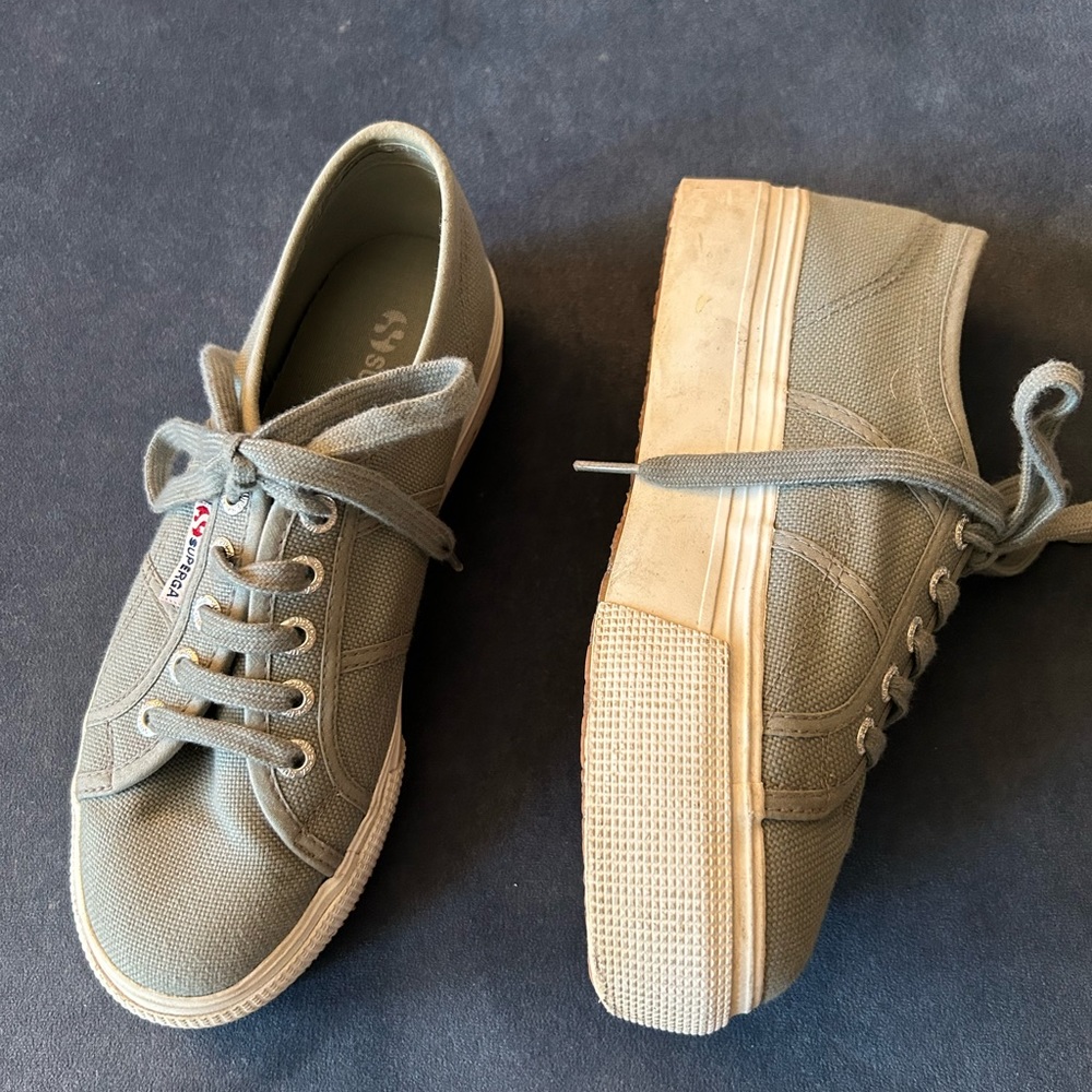 Platform Supergas Grey Sage size 37